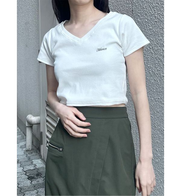 MURUA「ライティングロゴプレートTシャツ」|Tシャツ・カットソー|