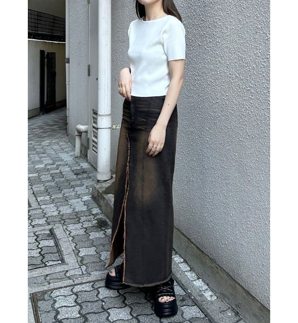 MURUA「デコルテオープンハーフニット【2WAY】」|ニット・セーター|