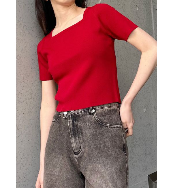 MURUA「デコルテオープンハーフニット【2WAY】」|ニット・セーター|