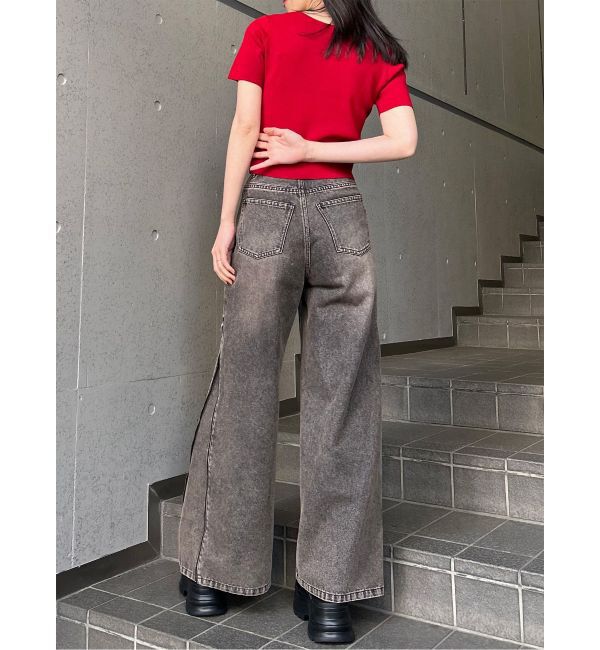 MURUA「デコルテオープンハーフニット【2WAY】」|ニット・セーター|