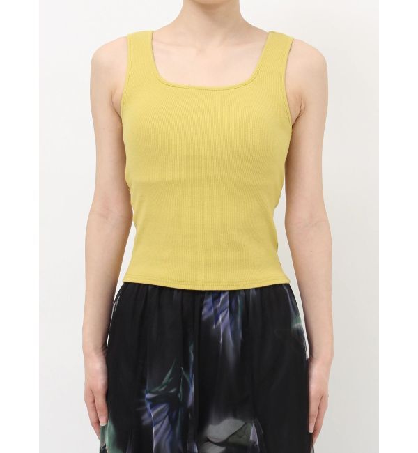 MURUA「カップ付きバックレースアップテレコタンク」|タンクトップ|