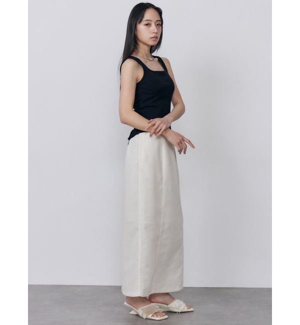 MURUA「カップ付きバックレースアップテレコタンク」|タンクトップ|