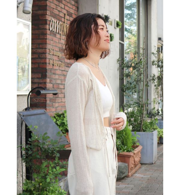 Ungrid「2Wayリボンニットカーデ」|カーディガン|