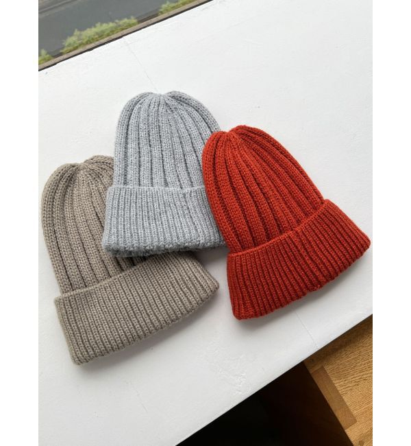 Ungrid「ワイドリブニット帽」|ニット帽|