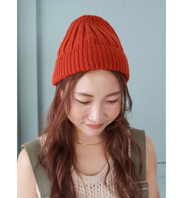 Ungrid「ワイドリブニット帽」|ニット帽|