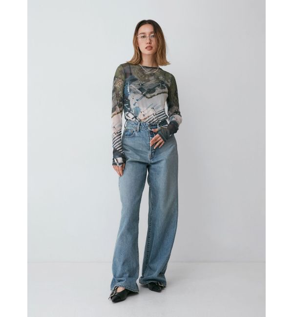 Ungrid「スクエアフレーム伊達メガネ」|メガネ|