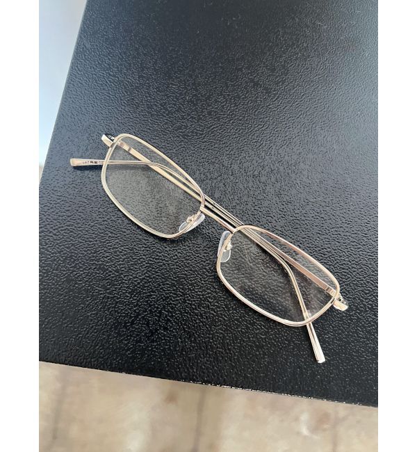 Ungrid「スクエアフレーム伊達メガネ」|メガネ|