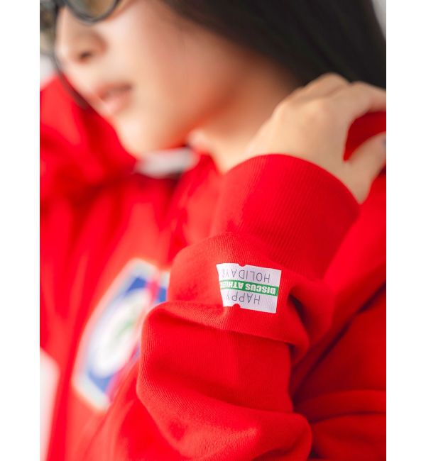 Ungrid「DISCUS別注 フードロゴパーカー」|パーカー|