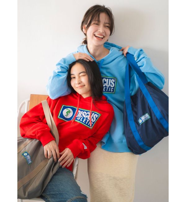 Ungrid「DISCUS別注 フードロゴパーカー」|パーカー|