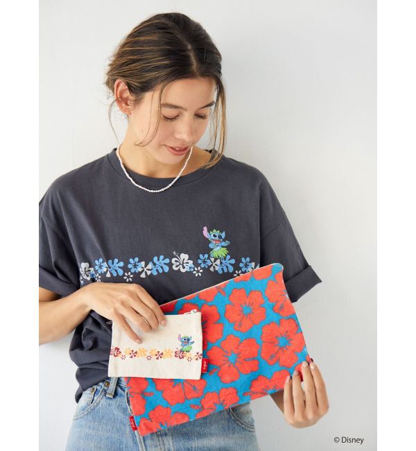 Ungrid「スティッチデザインポーチセット」|ポーチ|