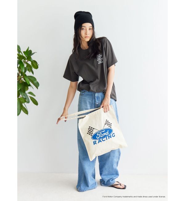 Ungrid「【別注】Fordロゴトートバッグ」|トートバッグ|