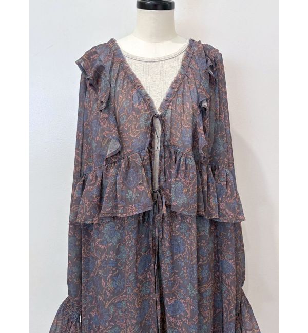 Ungrid「フリルデザインエンブロイダリーワンピース」|ワンピース|