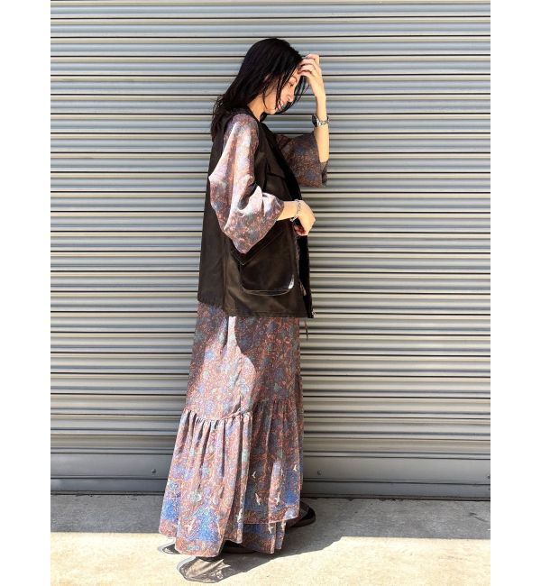 Ungrid「フリルデザインエンブロイダリーワンピース」|ワンピース|ミックス