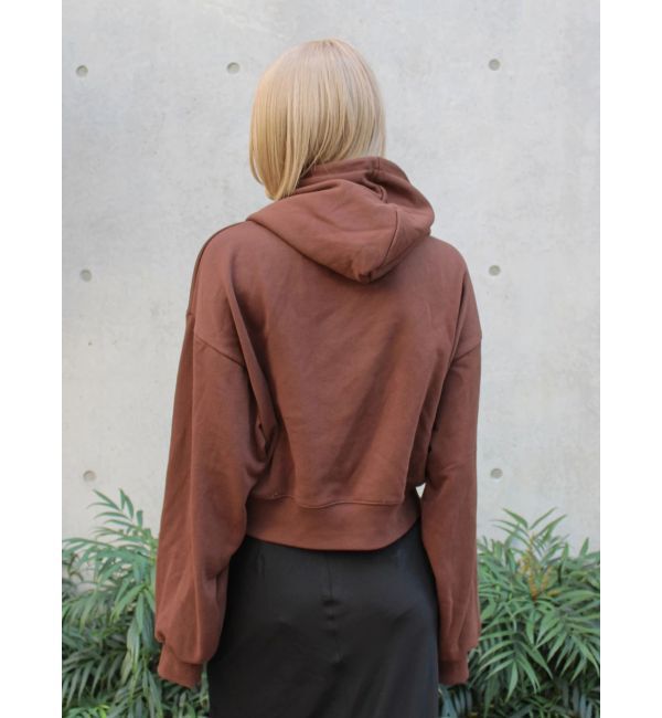 Ungrid「【WEB限定】ショートロゴプリントパーカー」|パーカー|