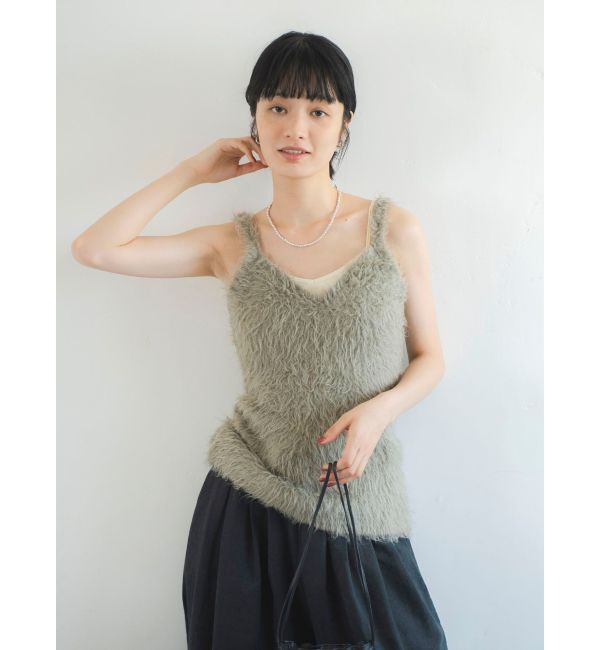 Ungrid「起毛ニットアンサンブル」|カーディガン|