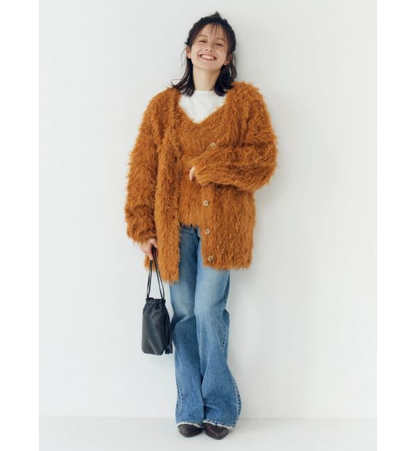 Ungrid「起毛ニットアンサンブル」|カーディガン|