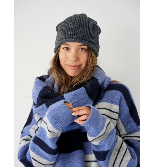 Ungrid「マルチボーダーマフラー」|その他|ブルー