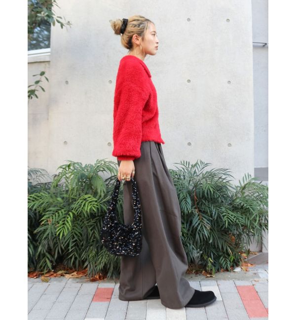 Ungrid「スパンコールハンドルバッグ」|ハンドバッグ|