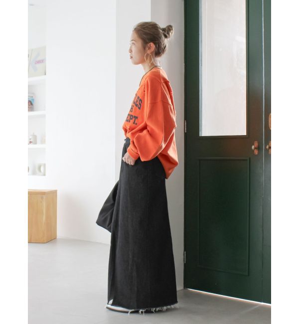 Ungrid「ダメージデザインルーズスウェット」|スウェット・ジャージ|