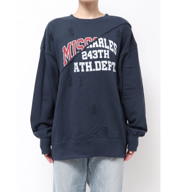 Ungrid「ダメージデザインルーズスウェット」|スウェット・ジャージ|