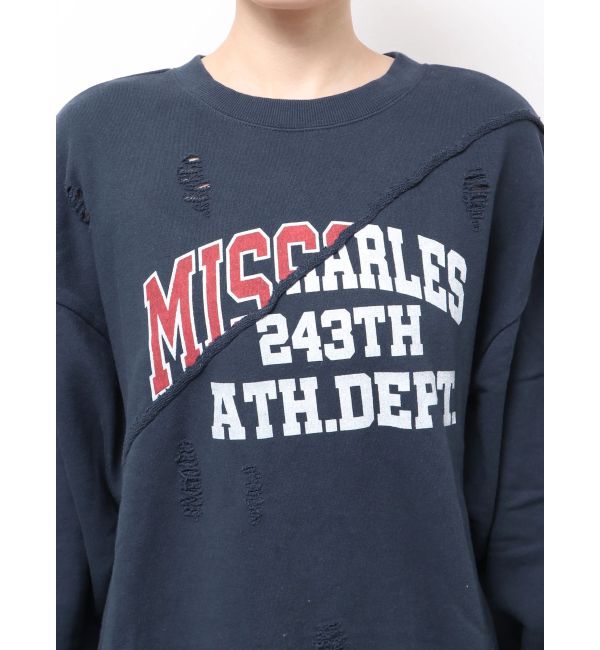 Ungrid「ダメージデザインルーズスウェット」|スウェット・ジャージ|