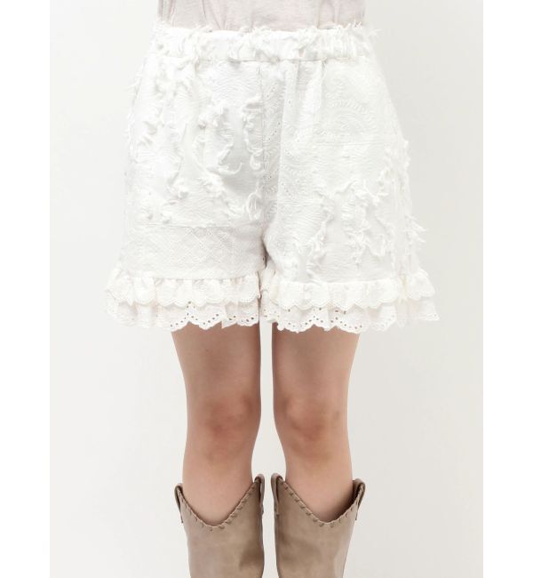 Ungrid「コットンレースパッチワークショートパンツ」|その他|