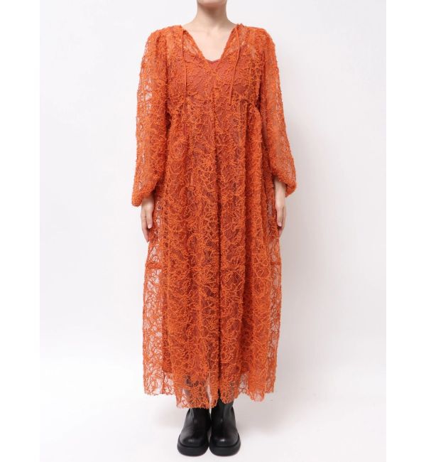 Ungrid「起毛レースワンピース」|ワンピース|