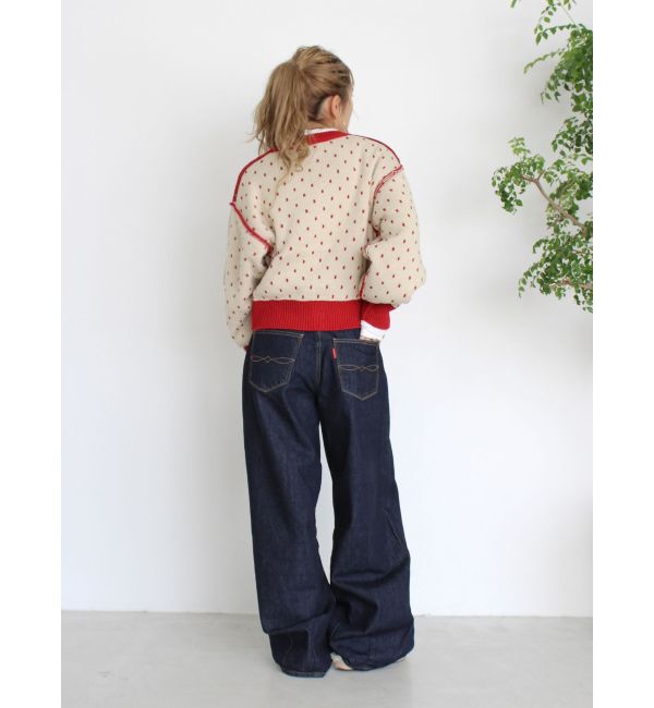 Ungrid「マルチウェイドットニットカーディガン」|カーディガン|