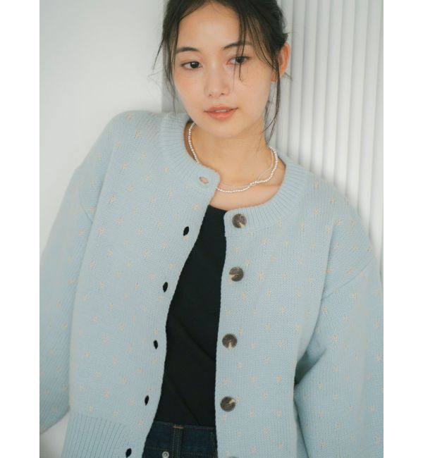 Ungrid「マルチウェイドットニットカーディガン」|カーディガン|