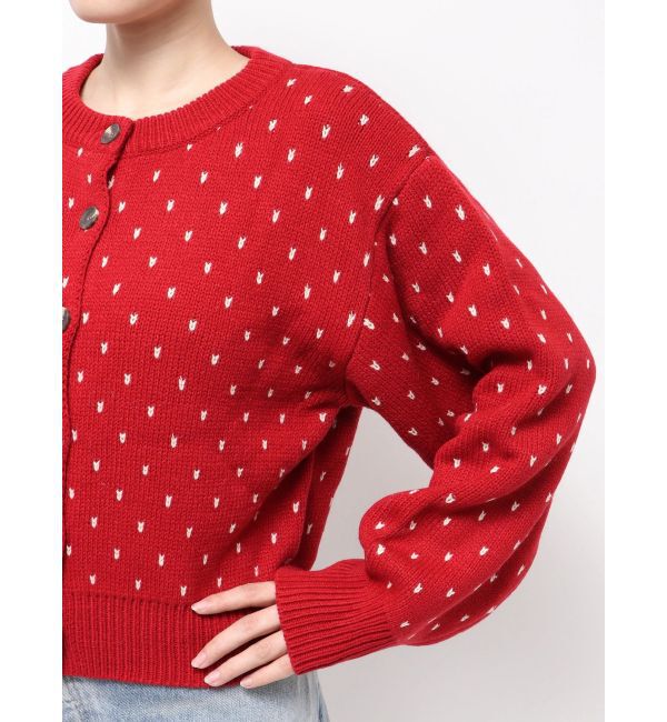 Ungrid「マルチウェイドットニットカーディガン」|カーディガン|