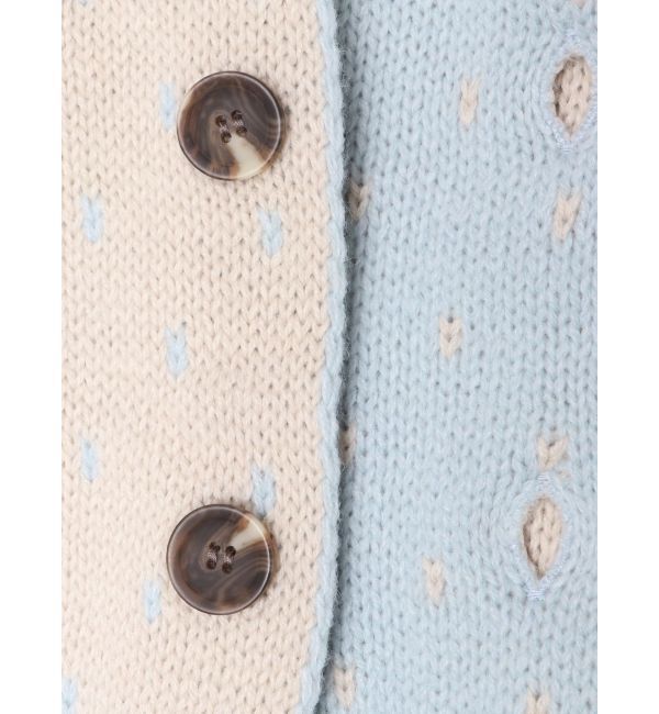 Ungrid「マルチウェイドットニットカーディガン」|カーディガン|