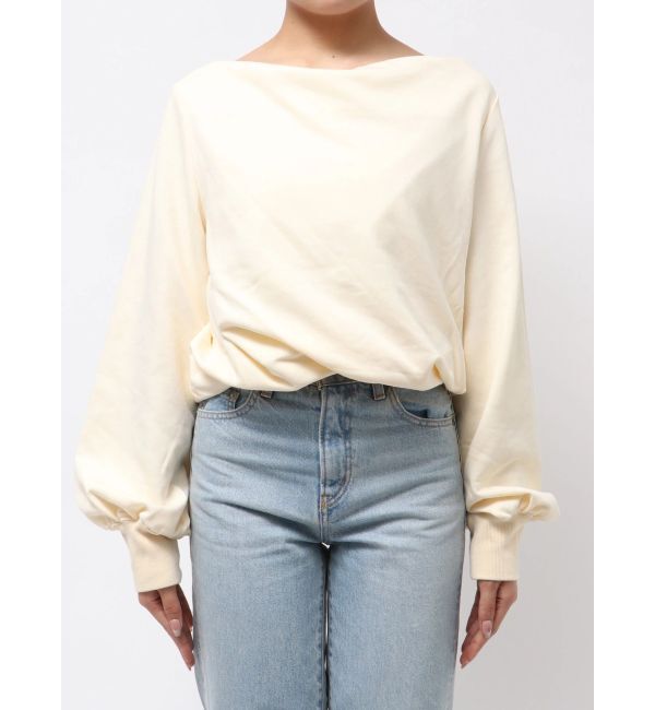 Ungrid「タックオフショルスウェット」|スウェット・ジャージ|