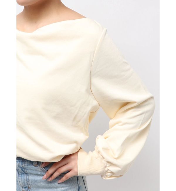 Ungrid「タックオフショルスウェット」|スウェット・ジャージ|