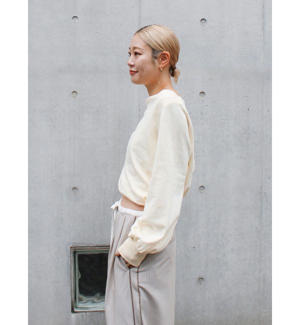Ungrid「タックオフショルスウェット」|スウェット・ジャージ|