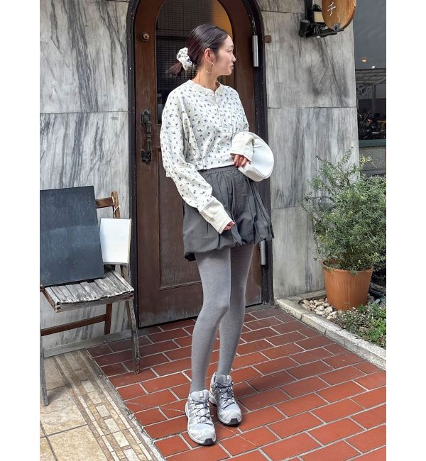 Ungrid「FAITH別注 ヘンリーネックショートロングスリーブTee」|Tシャツ・カットソー|