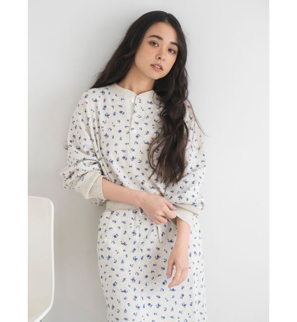 Ungrid「FAITH別注 ヘンリーネックショートロングスリーブTee」|Tシャツ・カットソー|