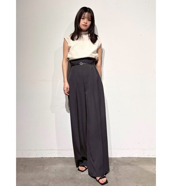 LAGUNAMOON「メッシュノースリーブプルオーバー」|Tシャツ・カットソー|アイボリー