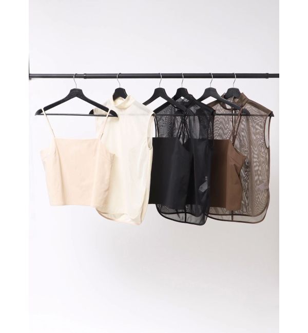 LAGUNAMOON「メッシュノースリーブプルオーバー」|Tシャツ・カットソー|