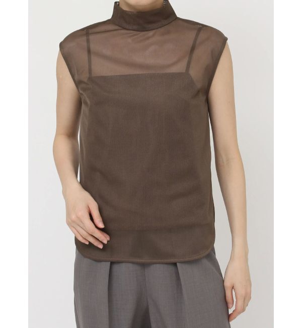 LAGUNAMOON「メッシュノースリーブプルオーバー」|Tシャツ・カットソー|