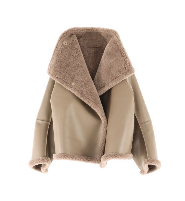 LAGUNAMOON「【REVIVAL】フェイクムートンスタンドカラーコート」|その他|