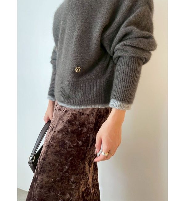 LAGUNAMOON「シアーベロアティアードスカート」|スカート|