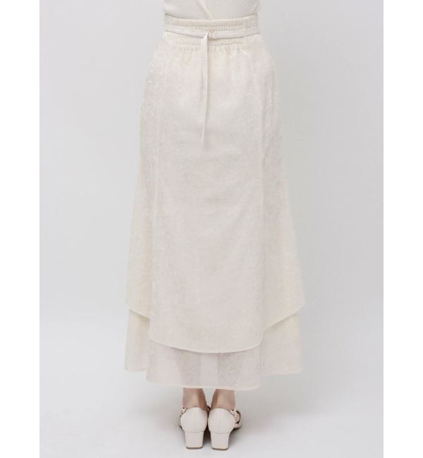LAGUNAMOON「シアーベロアティアードスカート」|スカート|