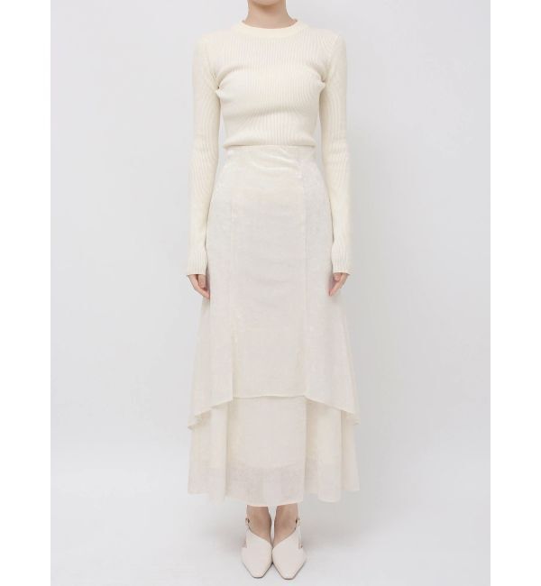 LAGUNAMOON「シアーベロアティアードスカート」|スカート|