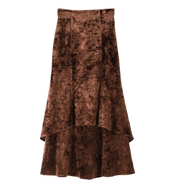 LAGUNAMOON「シアーベロアティアードスカート」|スカート|