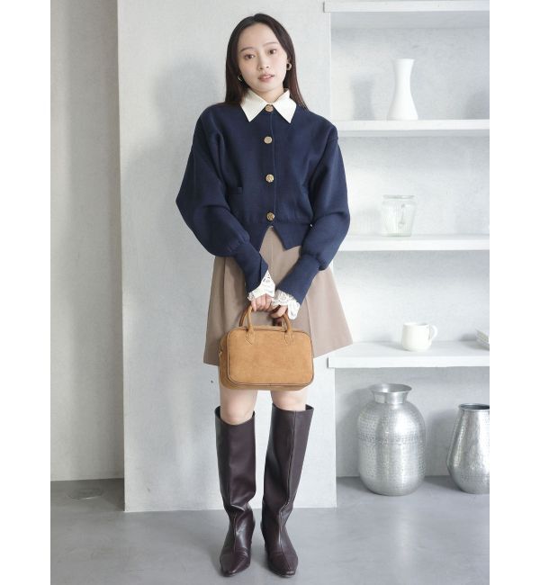 LAGUNAMOON「フォルムニットカーディガン」|カーディガン|