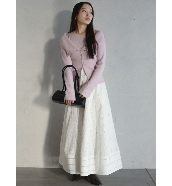LAGUNAMOON「【POLO BCSコラボ】ボリュームマキシサーキュラースカート」|スカート|