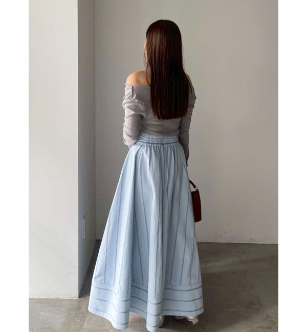 LAGUNAMOON「【POLO BCSコラボ】ボリュームマキシサーキュラースカート」|スカート|