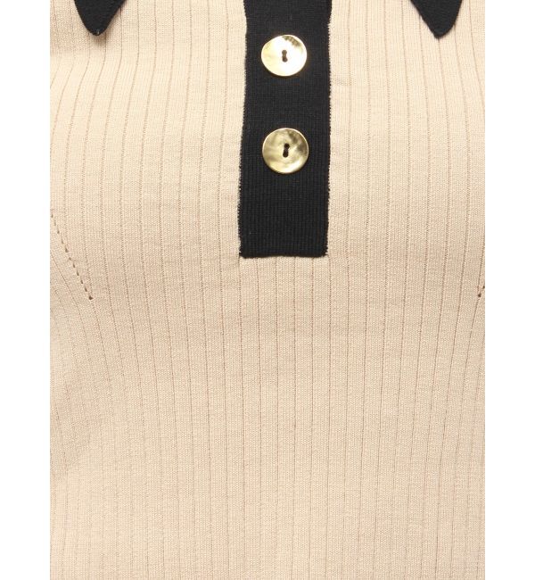 LAGUNAMOON「カラーネックラインニットプルオーバー」|ニット・セーター|