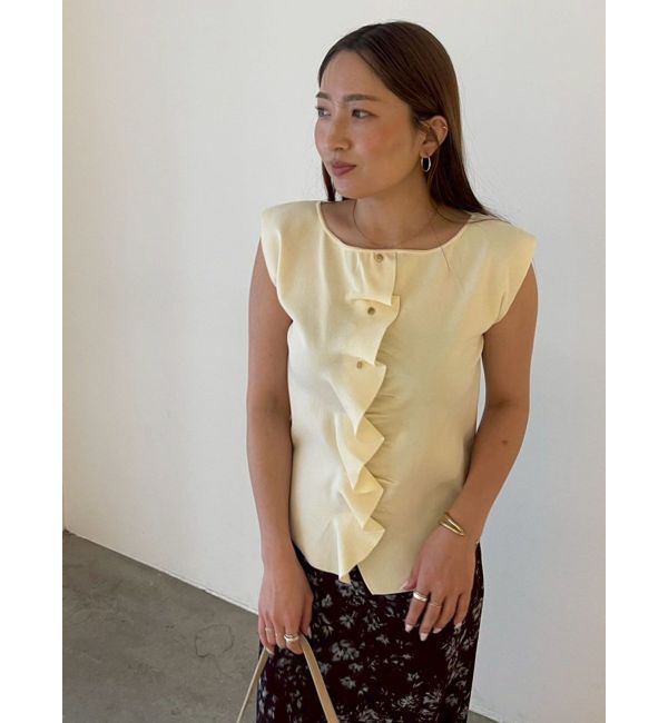 LAGUNAMOON「ボタンウェーヴィニットプルオーバー」|ニット・セーター|