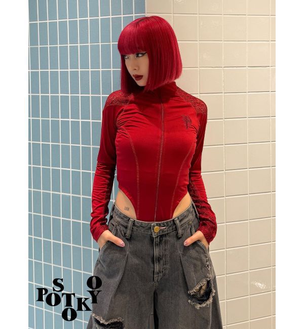 jouetie「【Something &times;PosTokyo】PANEL BALLON WIDE DENIM」|デニム|